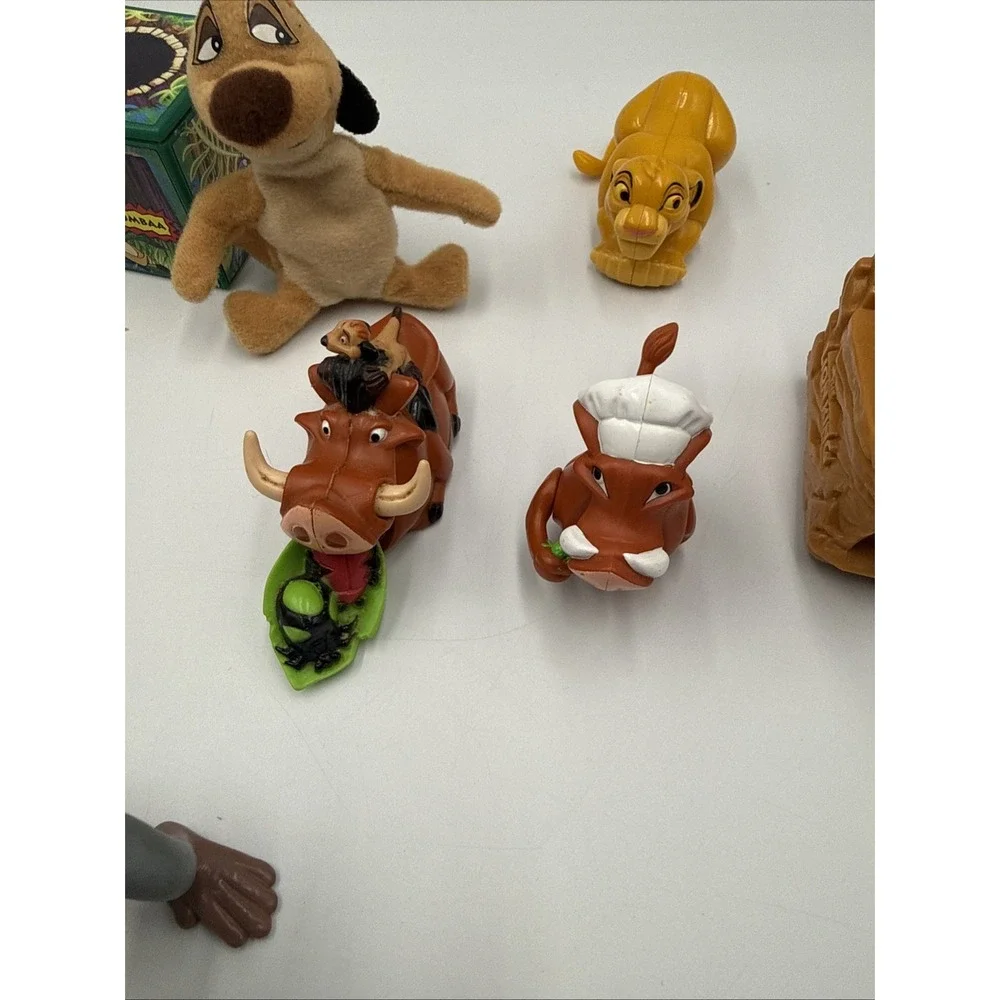 1990s VTG Disney The Lion King Lot of 8 Action Figure Burger King Happy Meal Toy
